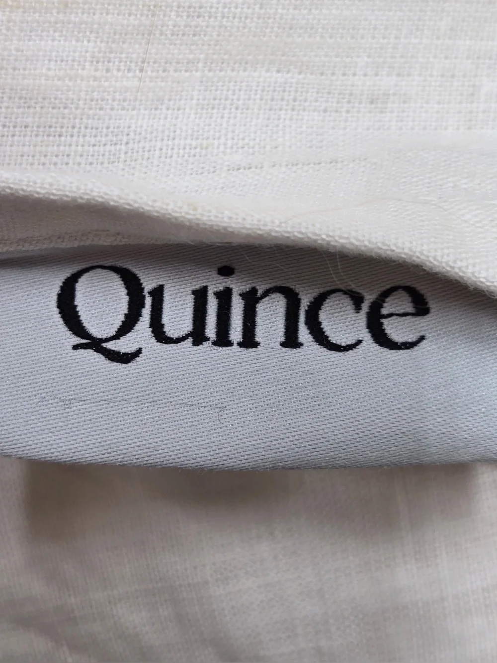 NWT QUINCE Set Of 2 48x96 European Linen Curtains Cream 0458